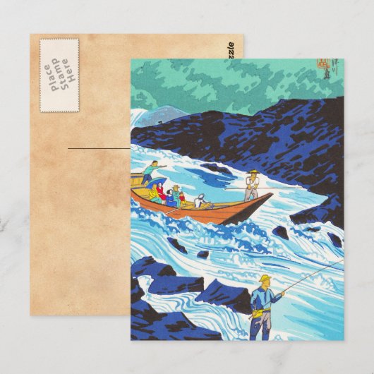 Tokuriki Tomikichiro Scenery of the 12 Months Briefkaart (Voorkant / Achterkant)