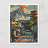 Tokushima Japan Beroemde Reisplaats Briefkaart (Voorkant)