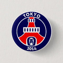TOKYO2014 RONDE BUTTON 3,2 CM