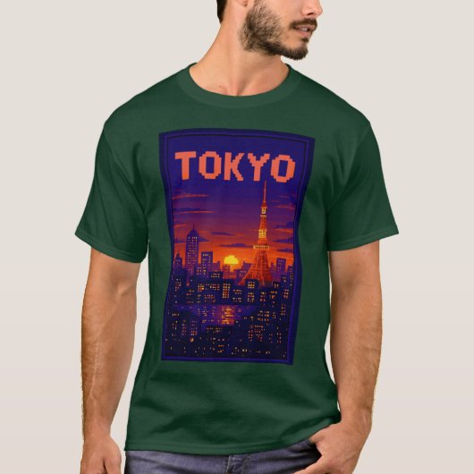 Tokyo 16bit t-shirt (Voorkant)