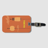 Tokyo Acryl Bagagelabel (Voorkant (horizontaal))