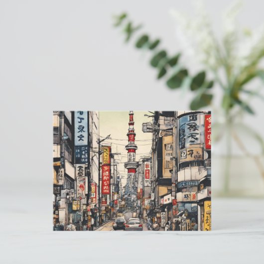 Tokyo Briefkaart (2) (Staand voorkant)