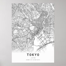 Tokyo Cartografie Stadsplattegrond