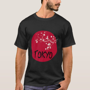 Tokyo Cherry Blossom Art Japan Souvenir Travel T-shirt