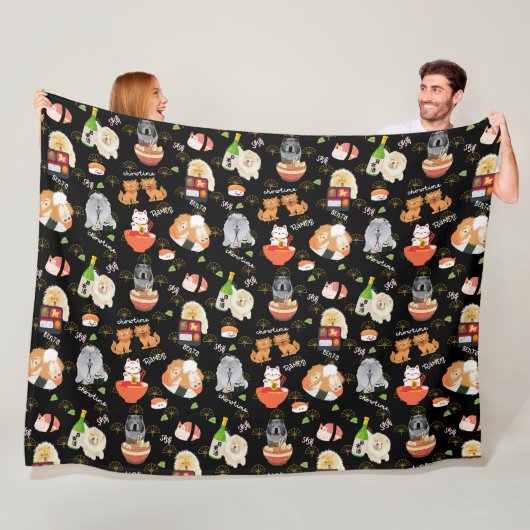 TOKYO CHOWTIME Chow Fleece Deken (In situ)