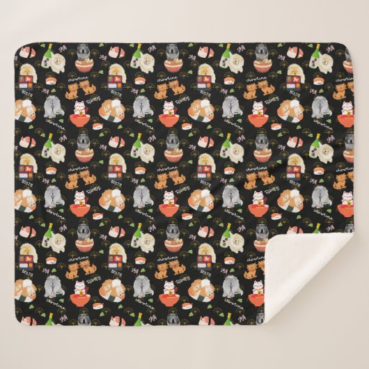 TOKYO CHOWTIME Chow Sherpa Deken (Voorkant (horizontaal))