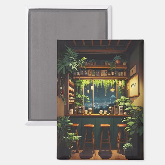 Tokyo Coffee House Magneet (Voorkant / Achterkant)