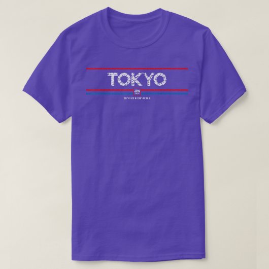 Tokyo Coordinates T-shirt (Design voorkant)