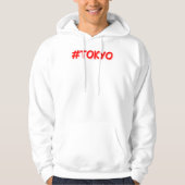 "#Tokyo" Cute Design. Bestel nu Hoodie (Voorkant)