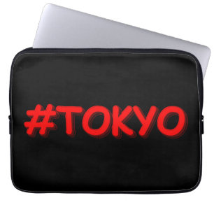 "#Tokyo" Cute Design. Bestel nu Laptop Sleeve