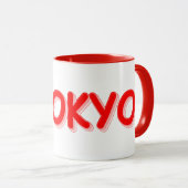 "#Tokyo" Cute Design. Bestel nu Mok (Voorkant rechts)