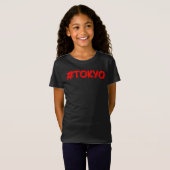 "#Tokyo" Cute Design. Bestel nu T-shirt (Voorkant volledig)