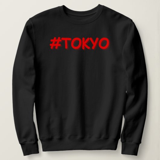 "#Tokyo" Cute Design. Bestel nu Trui (Design voorkant)