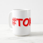 "#Tokyo" Cute Design. Latere Mok Nu kopen (Voorkant links)
