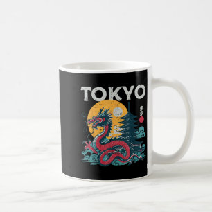 Tokyo Dragon Aziatische Japanse Mythische Vrouwen Koffiemok