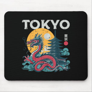 Tokyo Dragon Aziatische Japanse Mythische Vrouwen Muismat