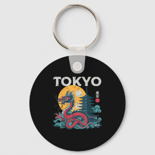 Tokyo Dragon Aziatische Japanse Mythische Vrouwen Sleutelhanger