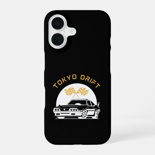 Tokyo Drift iPhone 16 Hoesje (Achterkant)