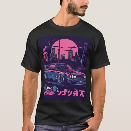 Tokyo Drift Vibes T-shirt (Voorkant)