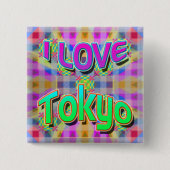 Tokyo Festival 1 "I LOVE Tokyo" Button (Voorkant)