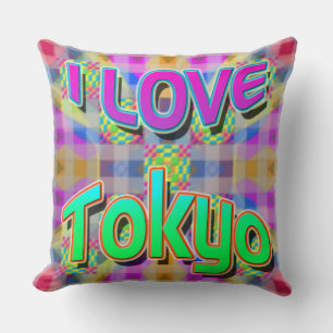 Tokyo Festival 1 "I LOVE Tokyo" Pillow Kussen