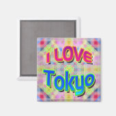 Tokyo Festival 3 "I LOVE Tokyo Magnet" Magneet (Voorkant / Achterkant)