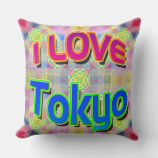 Tokyo Festival 3 "I LOVE Tokyo" Pillow Kussen