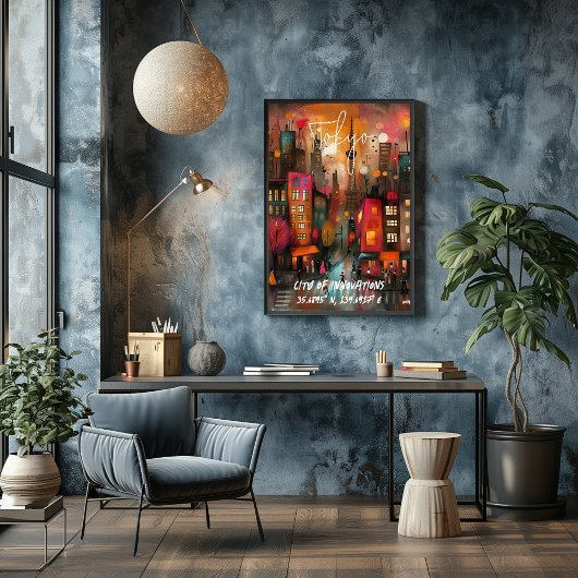 Tokyo: Futuro e Innovación Perfect Poster