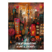 Tokyo: Futuro e Innovación Perfect Poster (Voorkant)