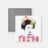 Tokyo Geisha Magnet (Voorkant / Achterkant)