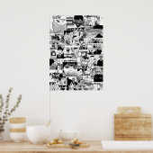 Tokyo ghoul Collage Poster (Keuken)