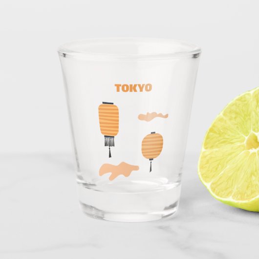 Tokyo Glass Shot Glas (Voorkant)
