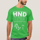 Tokyo Haneda International Airport HND T-shirt (Voorkant)