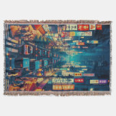 Tokyo in Beweging Deken (Voorkant)