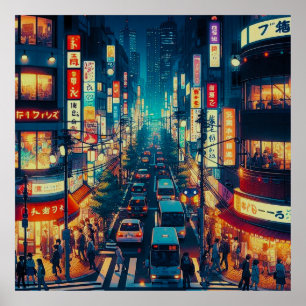 Tokyo in Beweging Poster