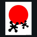 Tokyo Jacks - Pop Art poster<br><div class="desc">Het kon niet helpen om de rode bal te zien als de stijgende zon op de Japanse vlag. Voor dit poster combineerde ik mijn liefde voor Japan en een van mijn favoriete kinderspelletjes, Jacks. OPMERKING: dit poster is gemaakt om een standaardgrootte van 22x28 te zijn. Om deze grootte te krijgen...</div>