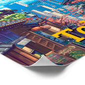 Tokyo Japan Art Vintage Travel Poster (Hoek)