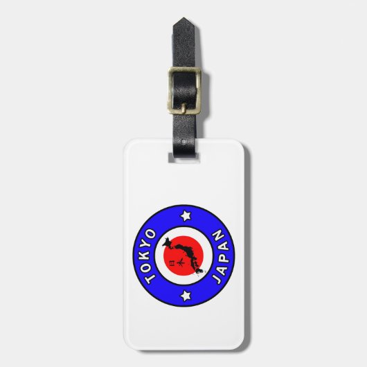 Tokyo Japan Bagagelabel (Voorkant verticaal)
