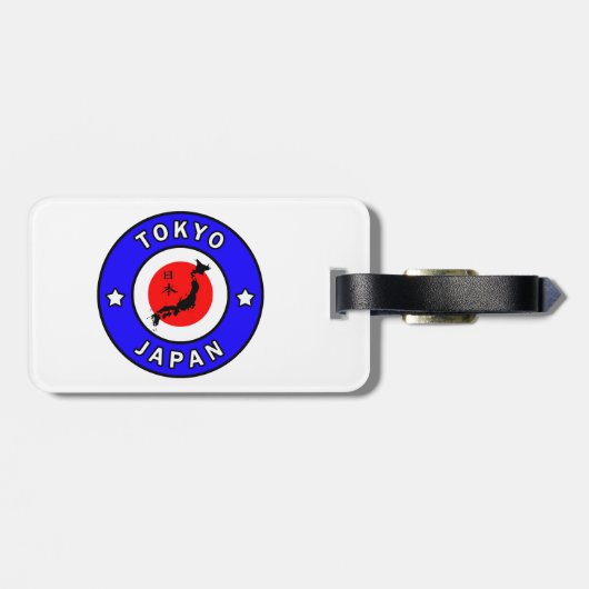 Tokyo Japan Bagagelabel (Achterkant horizontaal)