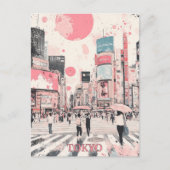 Tokyo Japan Briefkaart (Voorkant)