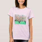 Tokyo Japan Cherry Blossom Spring reizen T-shirt (Voorkant)