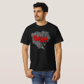 Tokyo, Japan City Map T-shirt (Voorkant volledig)