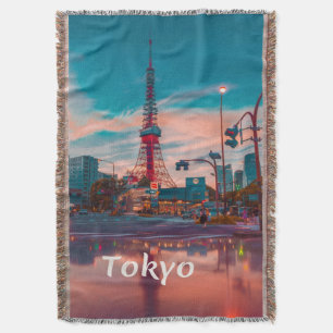 Tokyo Japan City Skytree Deken