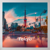 Tokyo Japan City Skytree Poster (Voorkant)