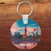 Tokyo Japan City Skytree Sleutelhanger (Voorkant)