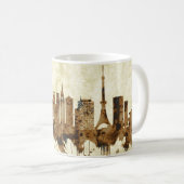 Tokyo Japan Cityscape Koffiemok (Voorkant rechts)