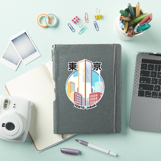 Tokyo Japan Cityscape logo Sticker (iPad Cover)