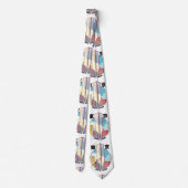 Tokyo Japan Cityscape logo Stropdas (Achterkant)