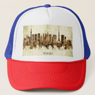 Tokyo Japan Cityscape Trucker Pet