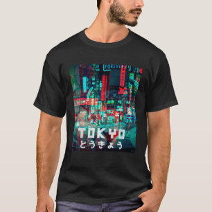 Tokyo Japan Esthetische Stijl Cyberpunk Esthetisch T-shirt
